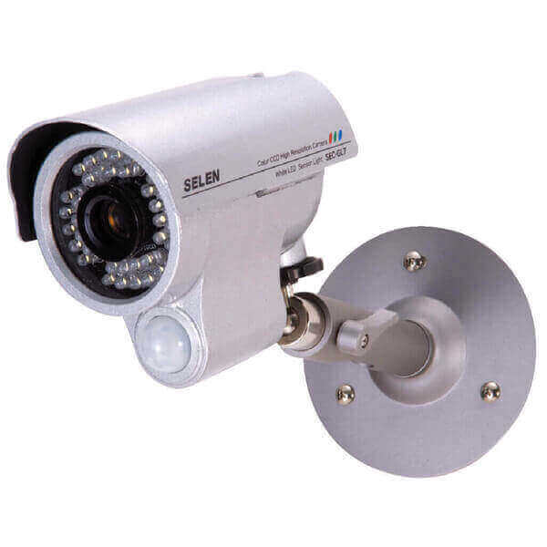 白色LEDセンサーライト内蔵カラー防犯カメラ SEC-GL7